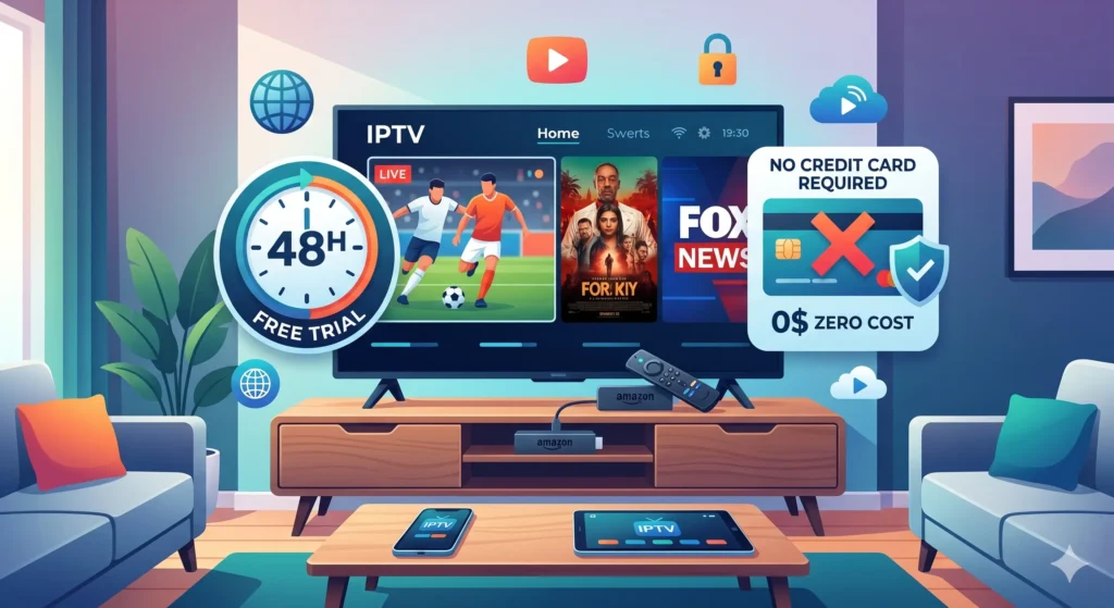 iptv free trial 48 hours no credit card