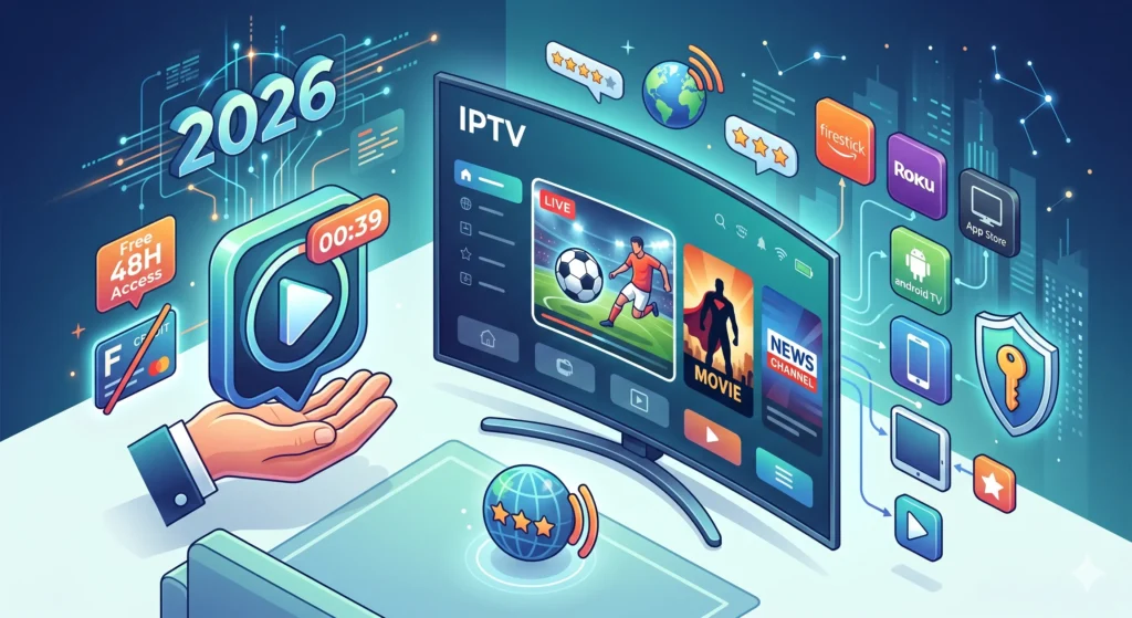 iptv free trial no credit card 2026
